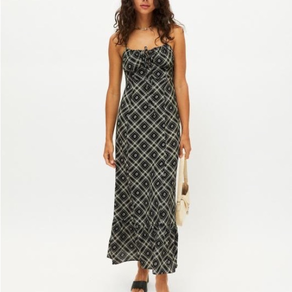 Urban Outfitters Dresses & Skirts - Urban Outfitters Gia floral print midi slip dress